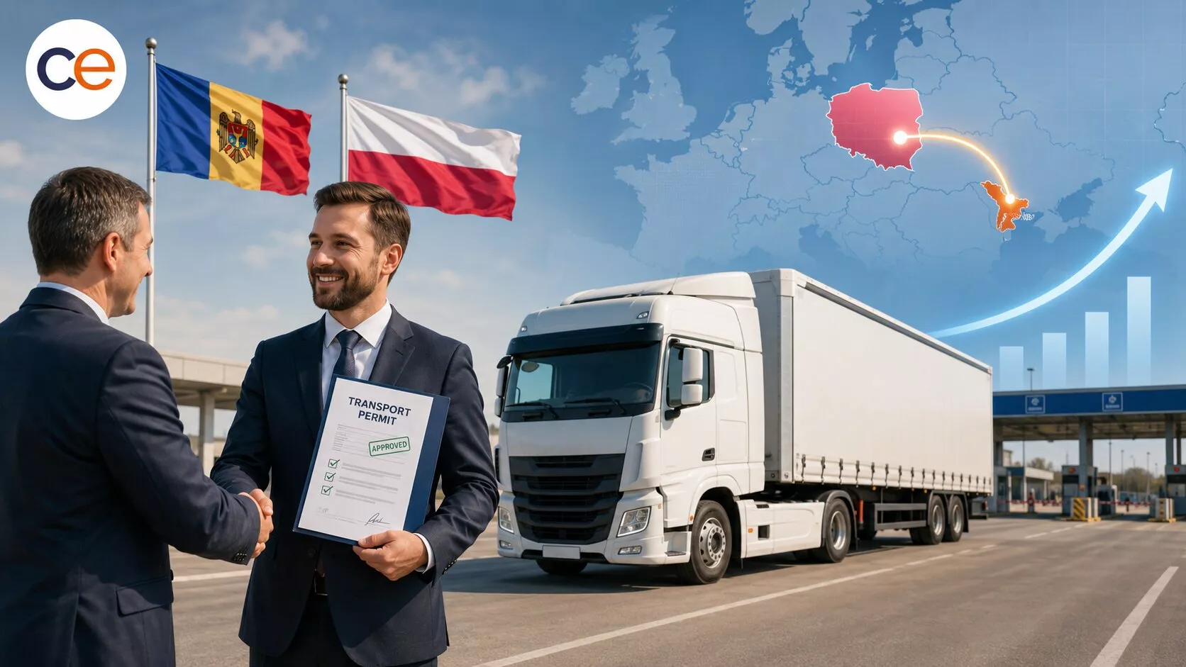 Moldova și Polonia relansează transportul rutier internațional: cote mai mari de autorizații pentru țări terțe